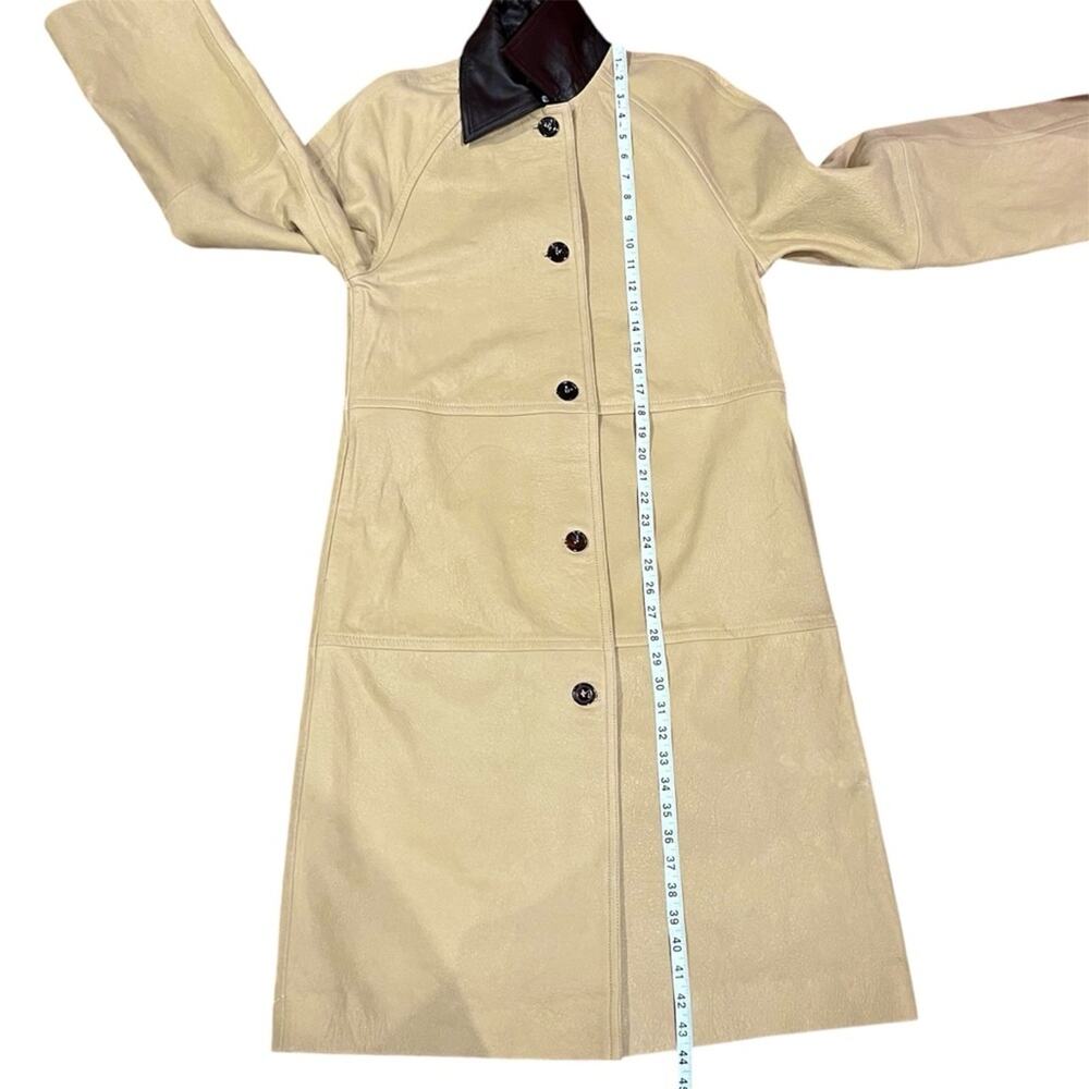 Reformation Veda Beck Leather Trench Coat - NWT NEW - Picture 12 of 12